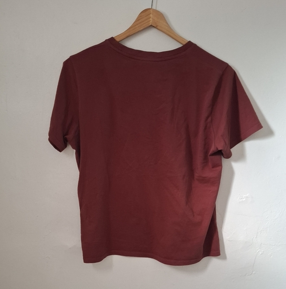 Sézane x Maddy Nye Soleil T-Shirt | Maroon - Picture 4 of 5